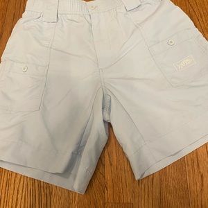 AFTCO original fishing short (long) size 32 waist- light blue color-